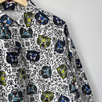 Riot Tiger Handmade Print Shirt