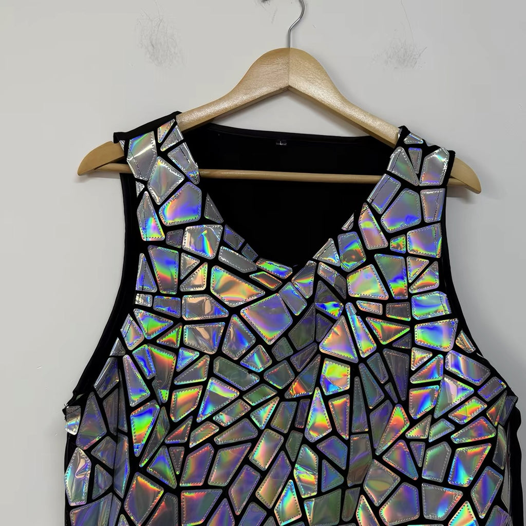 Prism Mosaic Reflective Tank Top