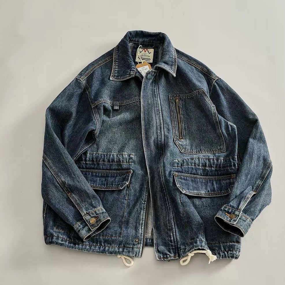Dawson Washed Utility Denim Jacket