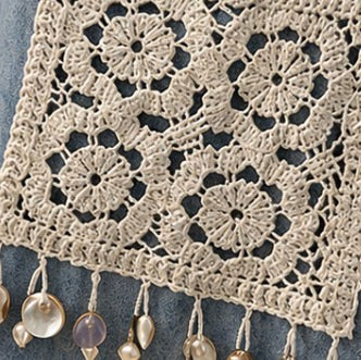 Willow Reworked Lace Denim Shirt