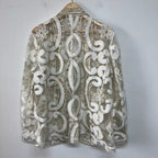 Ivory Bloom Blazer