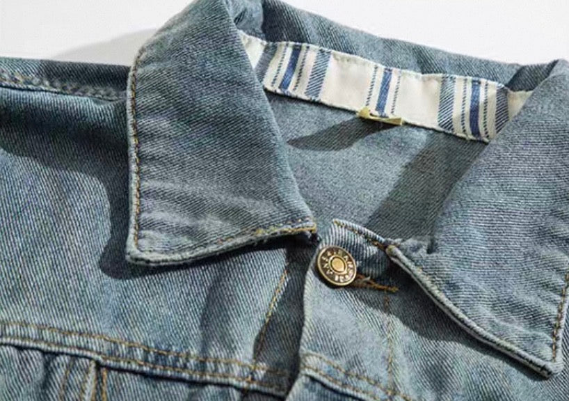 Everett Reworked Patchwork Denim Jacket