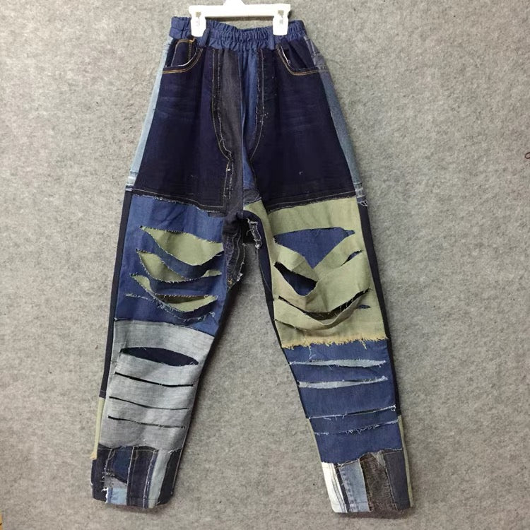 Atlas Patchwork Denim Pants