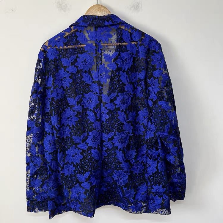 Cobalt Garden Blazer