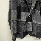 Midnight Patchwork Blazer