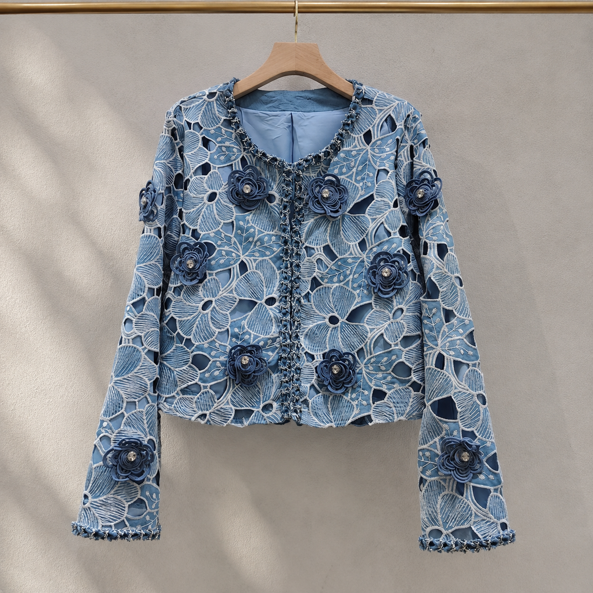 Camellia Reworked Lace Jacket