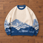 Mountain Landscape Sweater