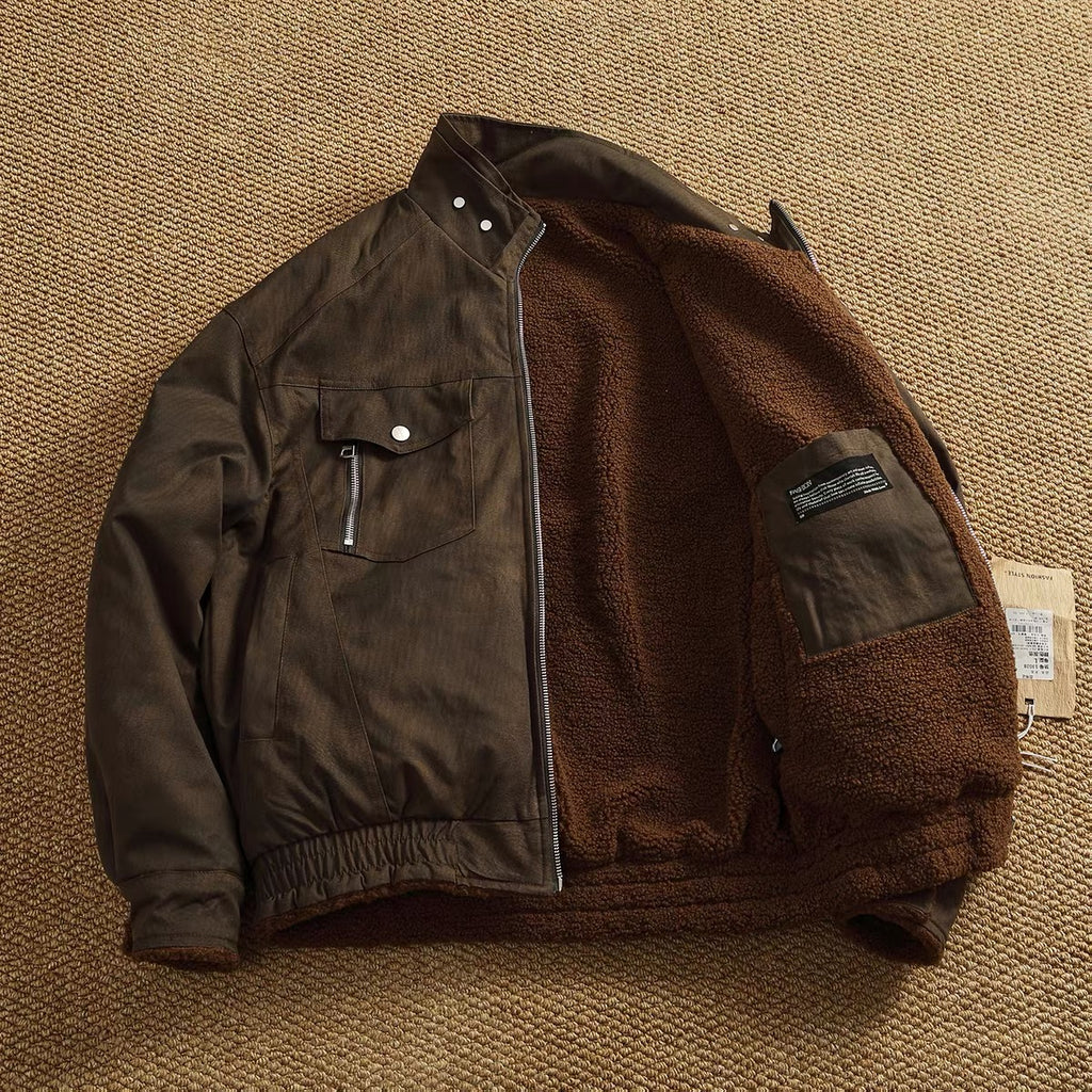Arden Reversible Sherpa Moto Jacket