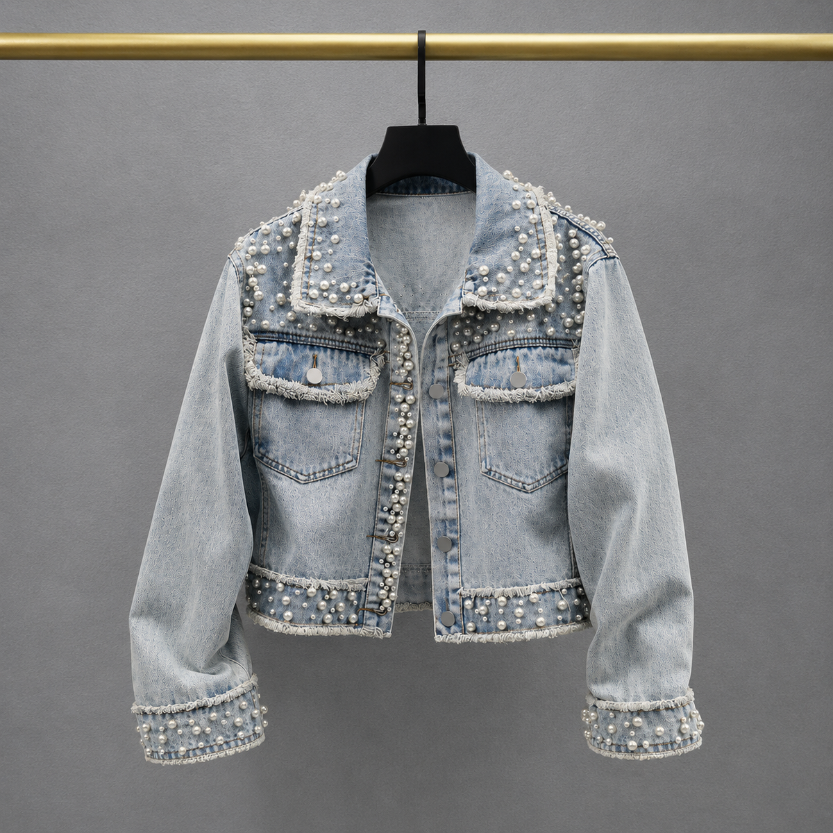 Starlight Embellished Denim Jacket