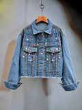 Galaxy Jewel Reworked Denim Jacket