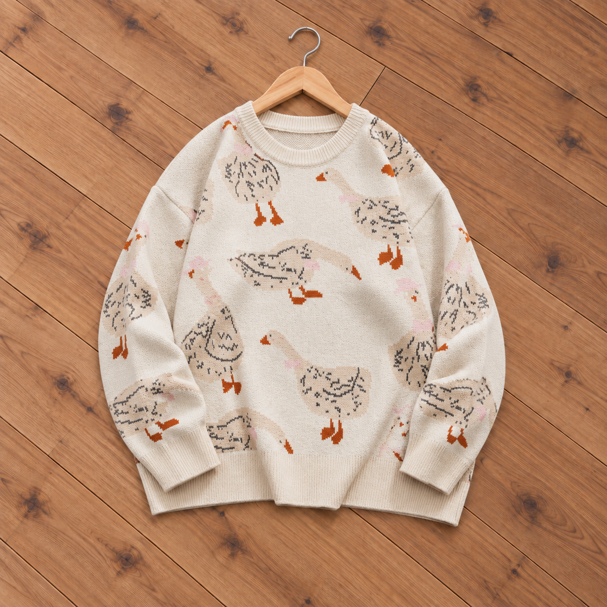 Duck Graphic Knit Sweater