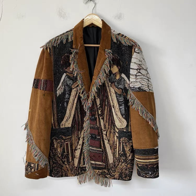 Sacred Guardians Patchwork Jacket