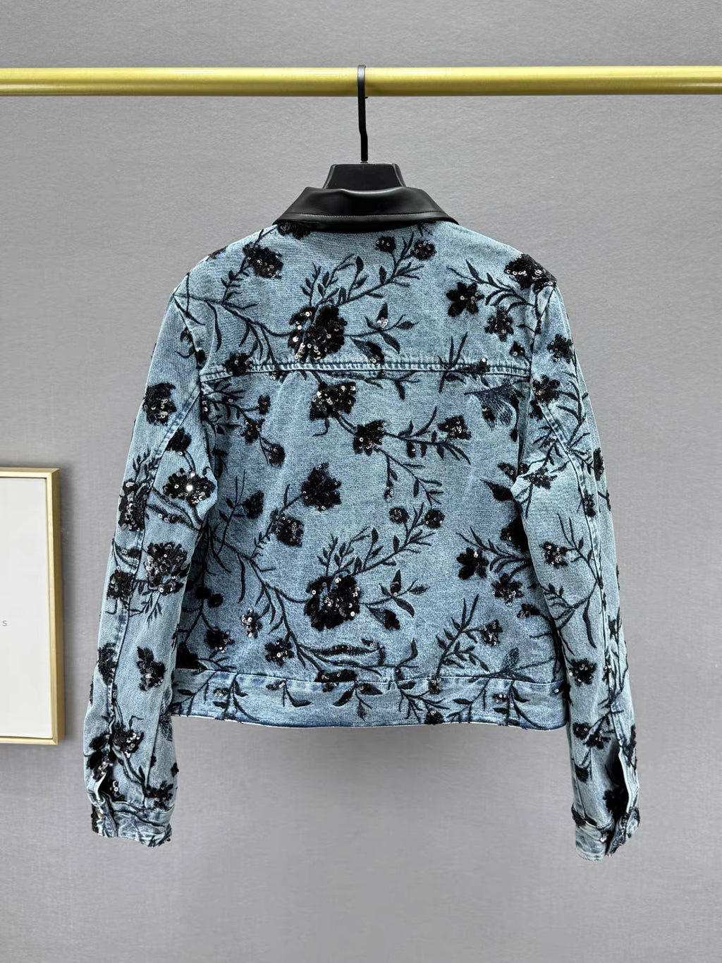 Noir Garden Denim Jacket