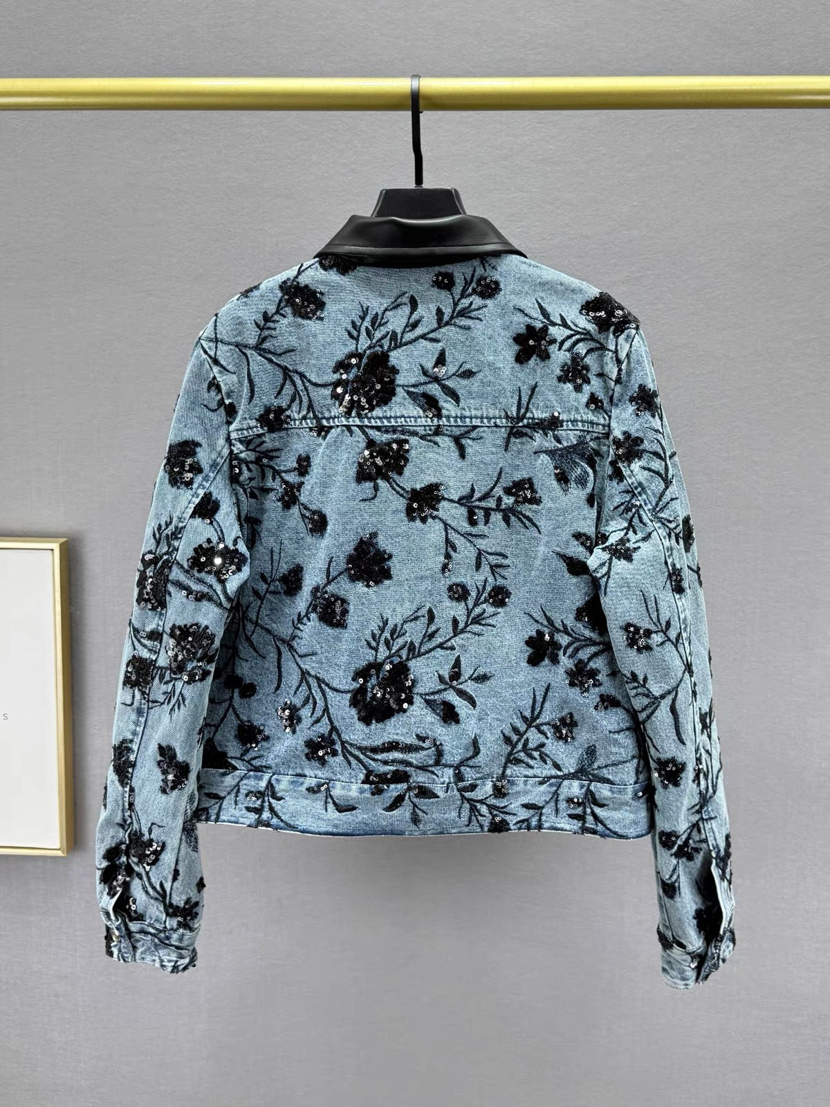 Noir Garden Denim Jacket