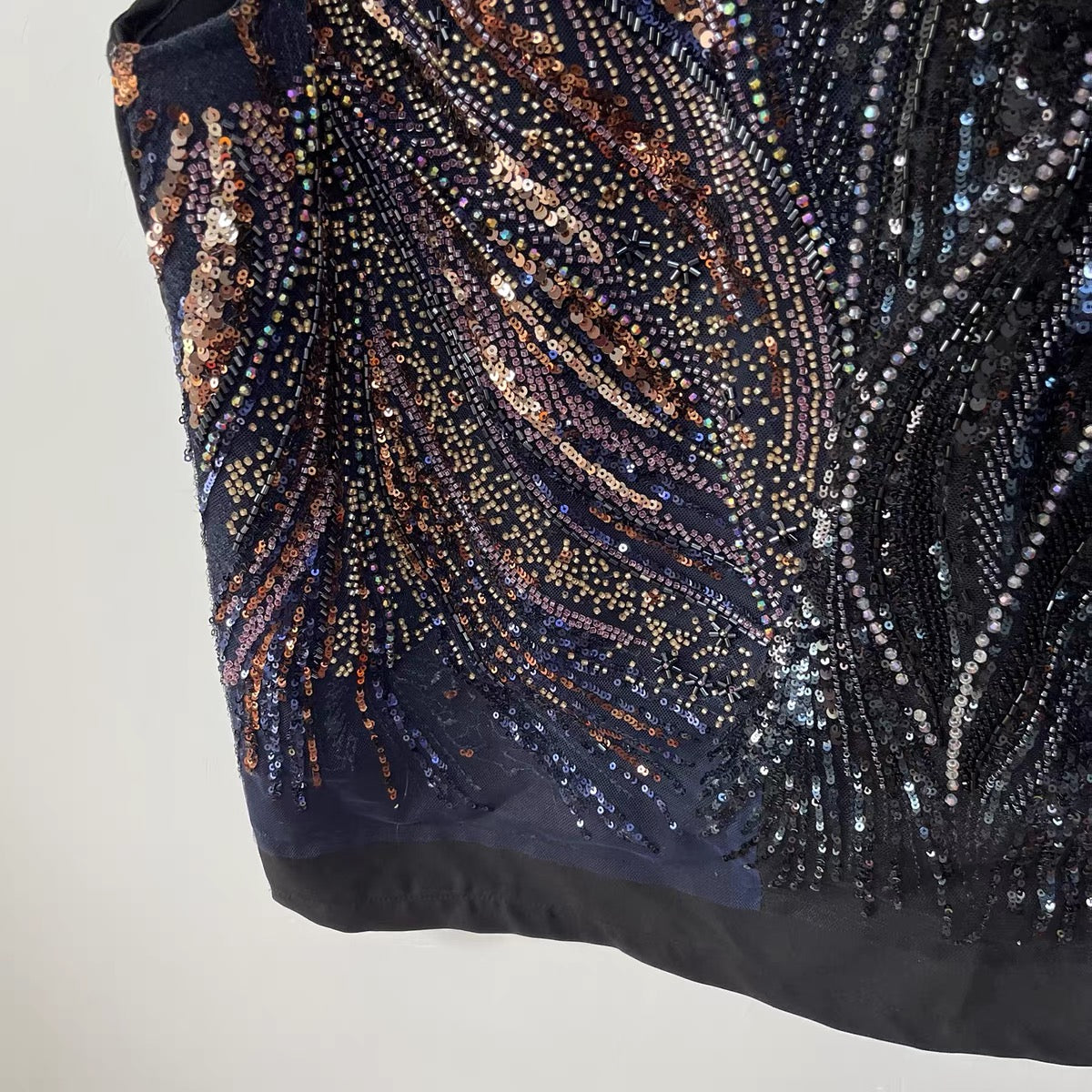 Midnight Firework Sequin Tank Top
