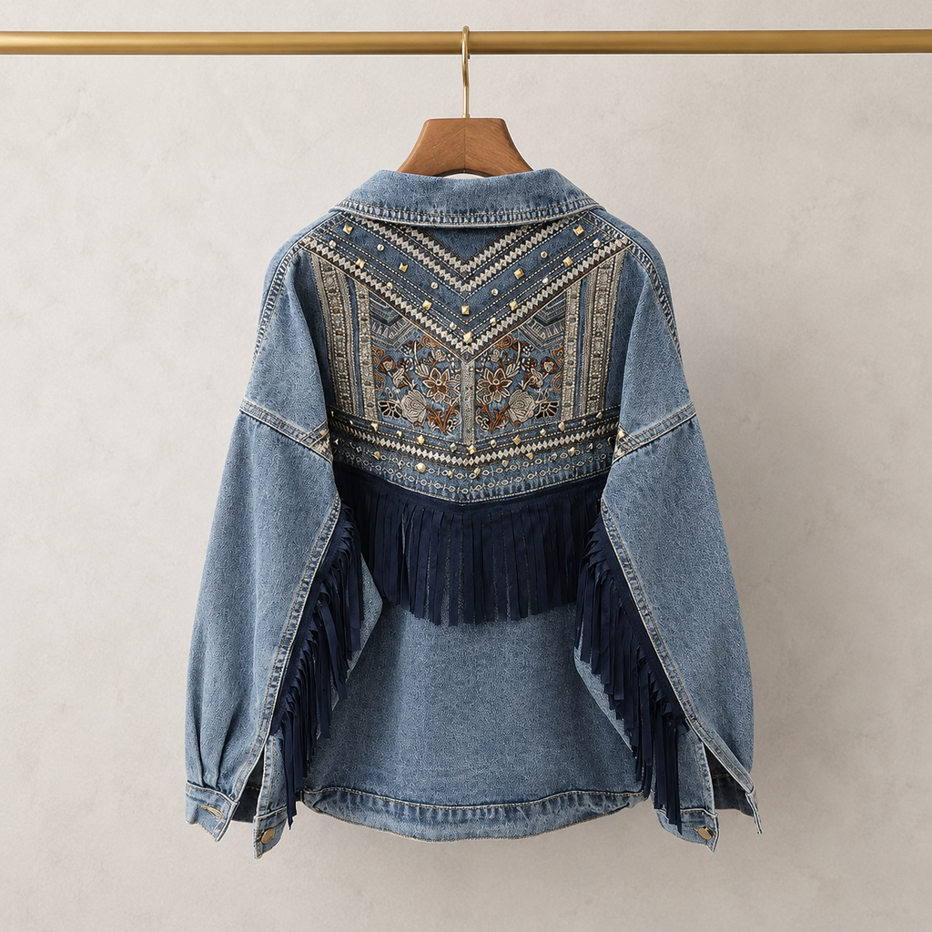 Rowan Rework Fringe Denim Jacket