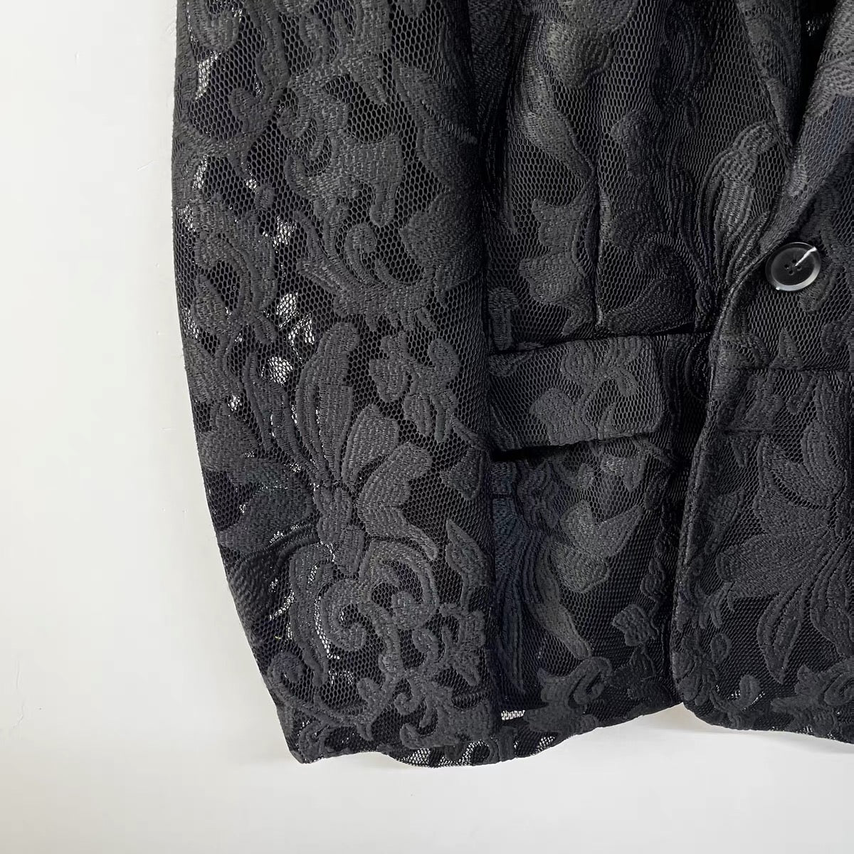 Velora Embroidered Lace Blazer