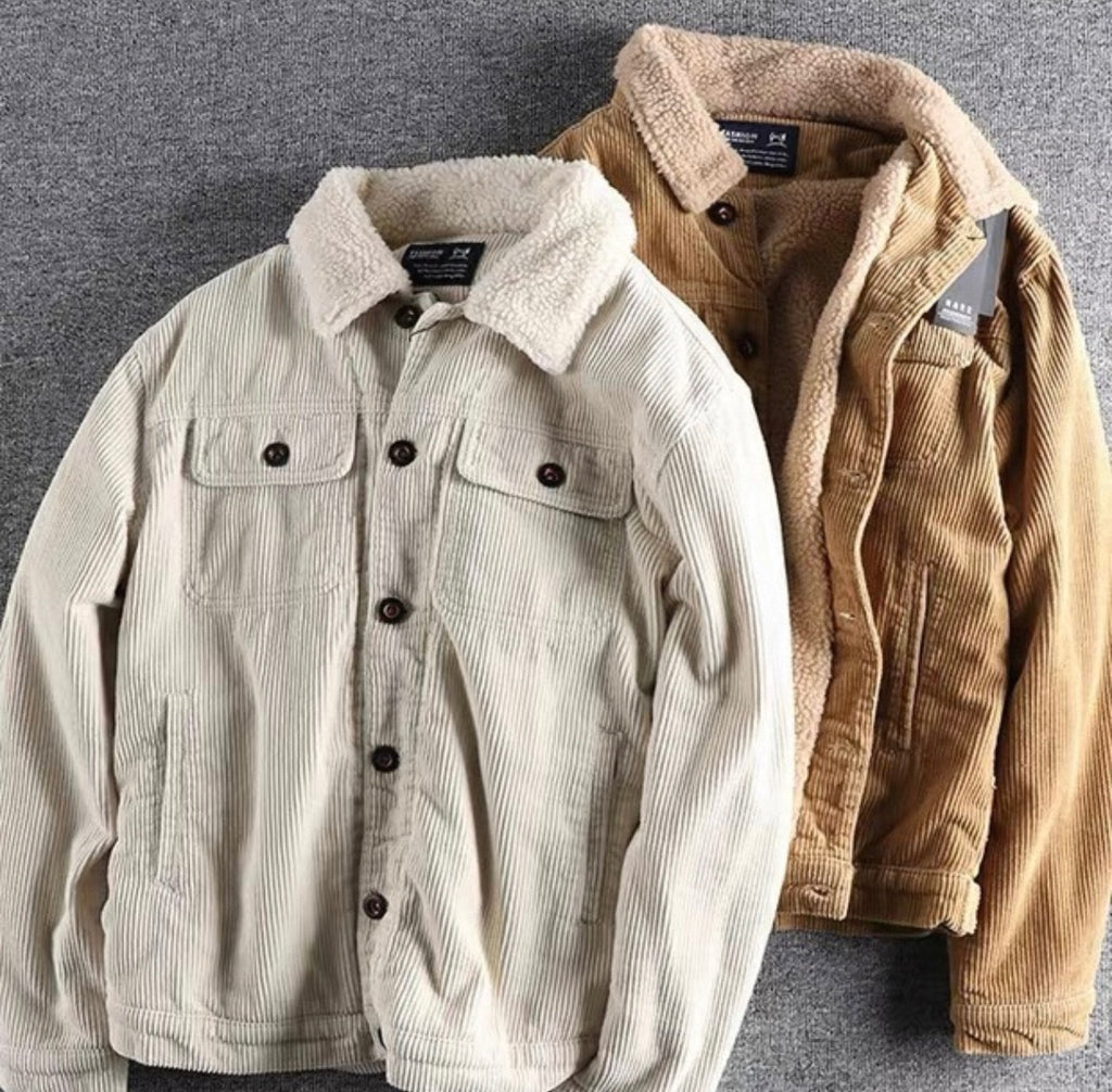 Hudson Sherpa-Lined Corduroy Jacket