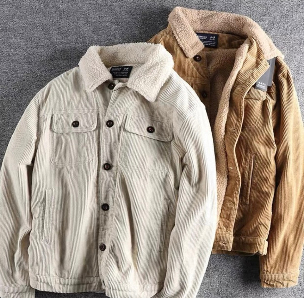 Hudson Sherpa-Lined Corduroy Jacket