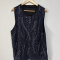 Crystal Beaded Tank Top