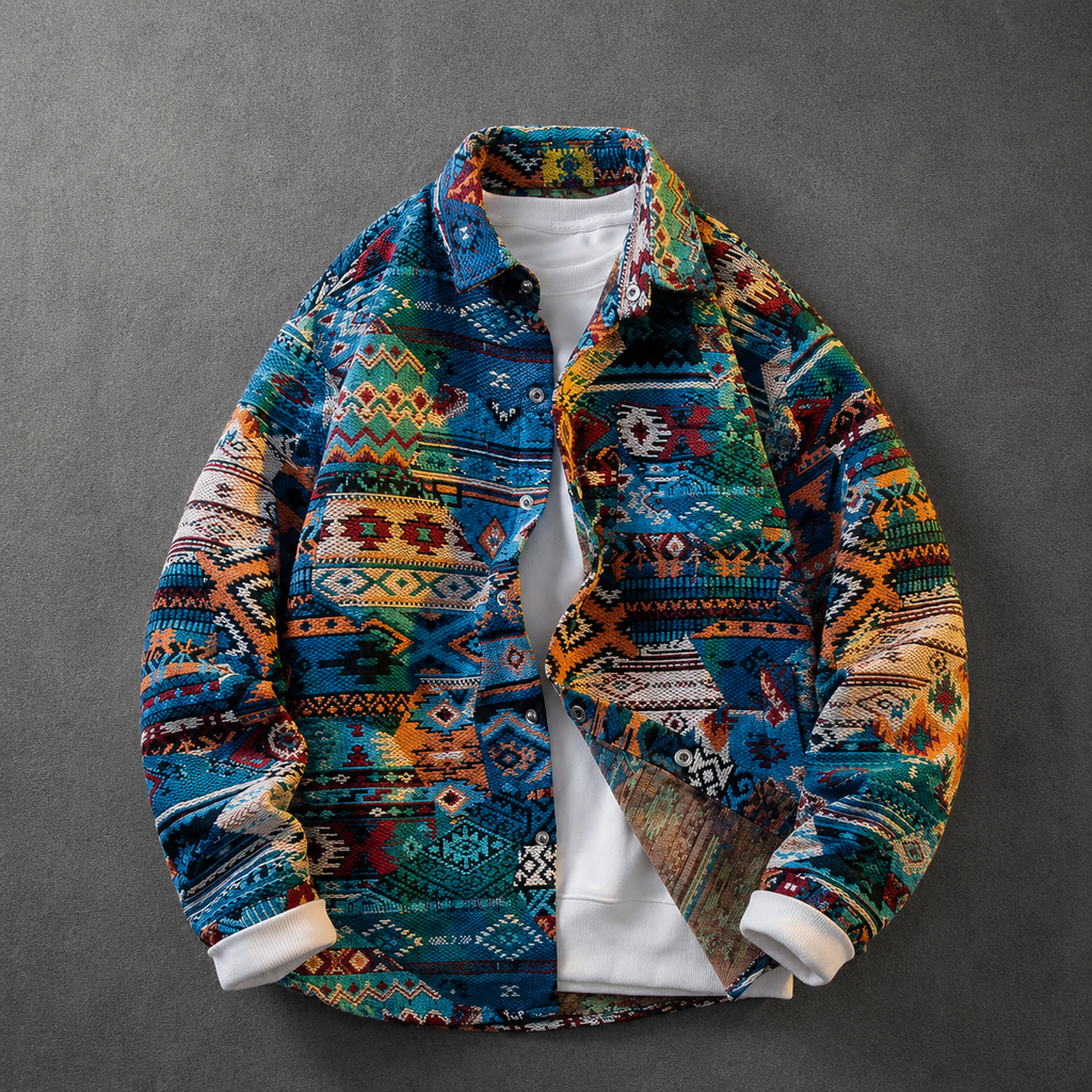 Voyage Jacquard Art Jacket A19