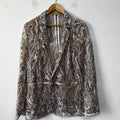Vesper Embroidered Mesh Blazer