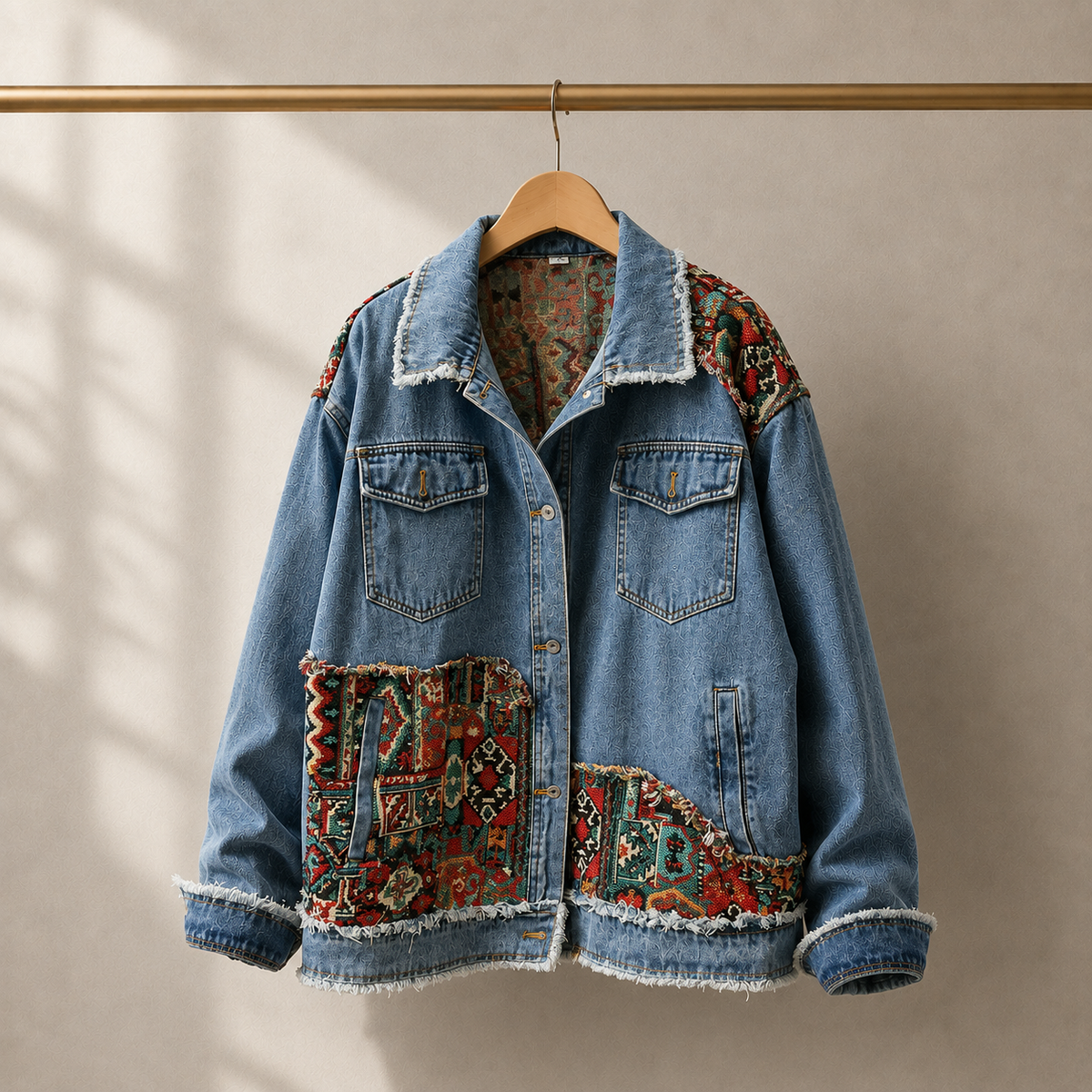 Nomad Patchwork Denim Jacket