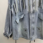 Aurora Sequin Denim Jacket