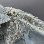Floral Pearl Embellished Jacket (E)
