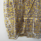 Golden Bloom Organza Blazer