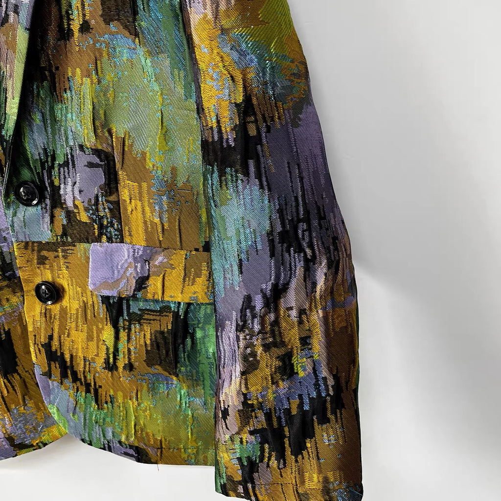 Aurora Jacquard Art Blazer