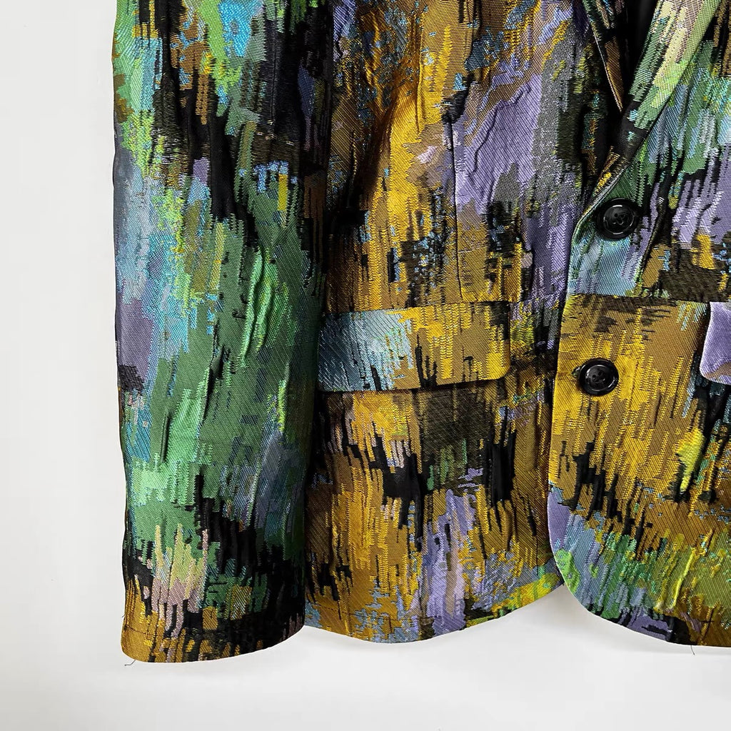 Aurora Jacquard Art Blazer
