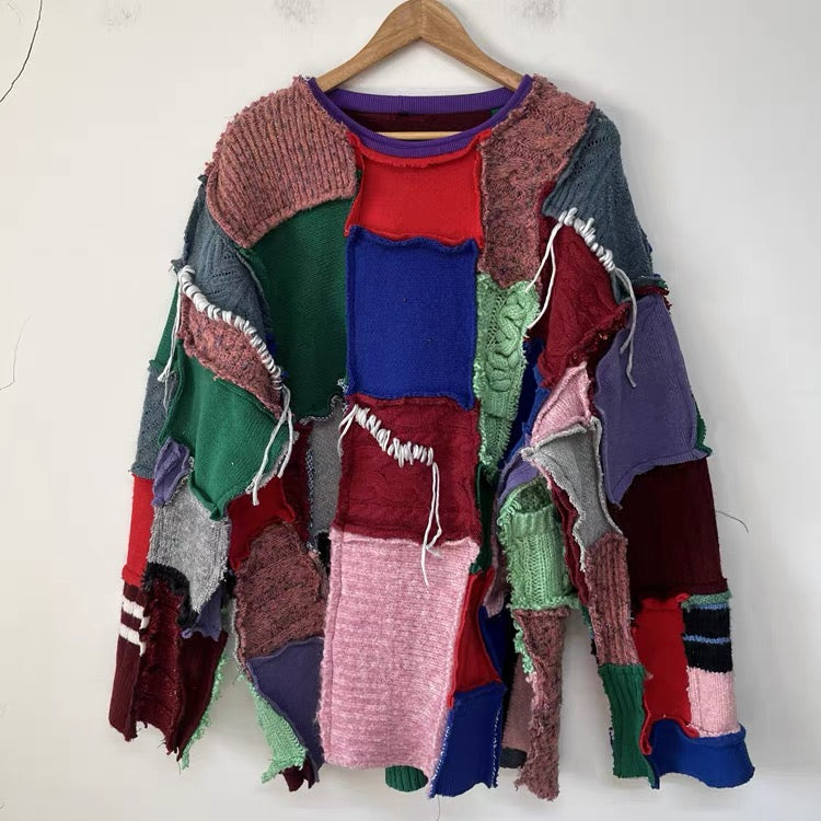 Reworked Kaleido Patchwork Sweater - One of a Kind