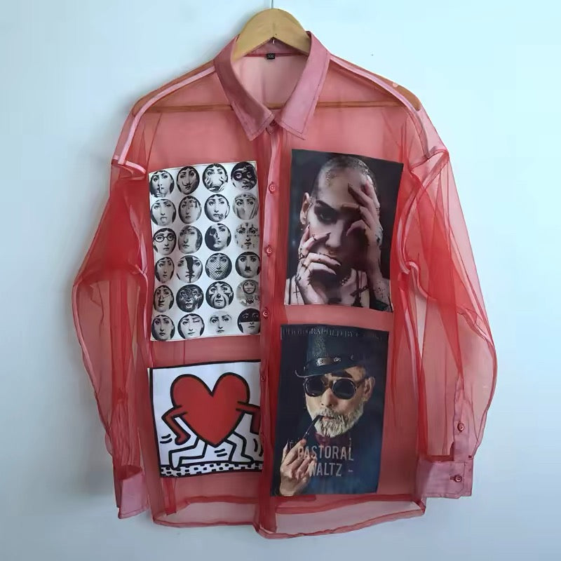 Atelier Organza Shirt - Pop