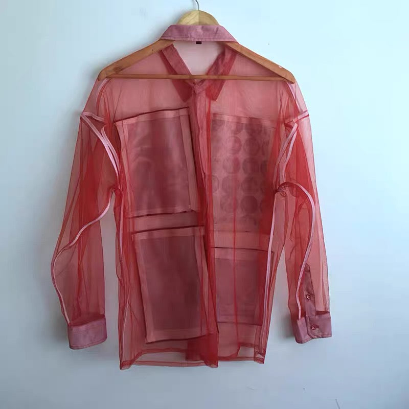 Atelier Organza Shirt - Pop