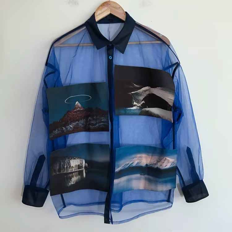 Atelier Organza Shirt - Horizon