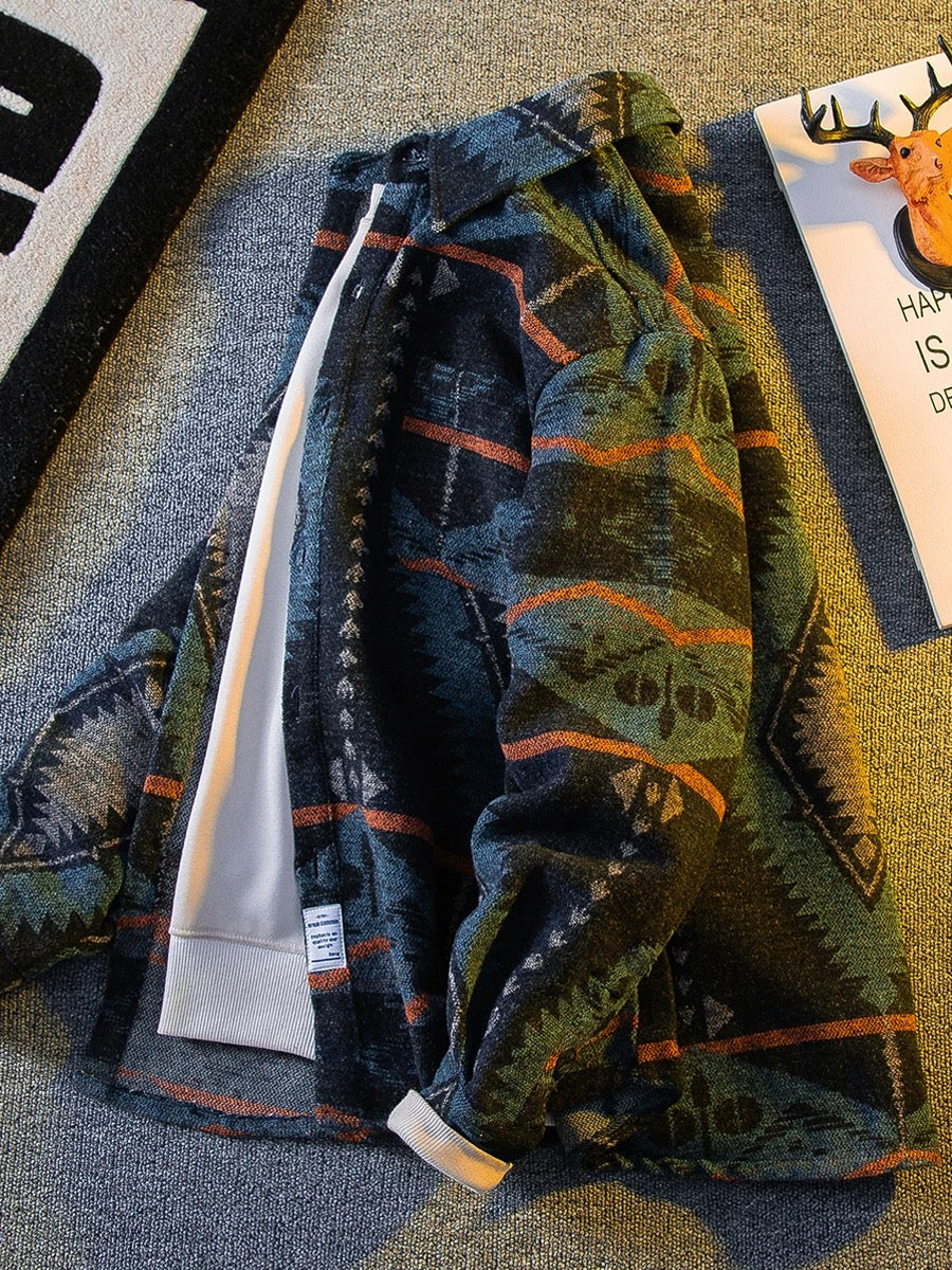 Ocean Jacquard Art Jacket A31