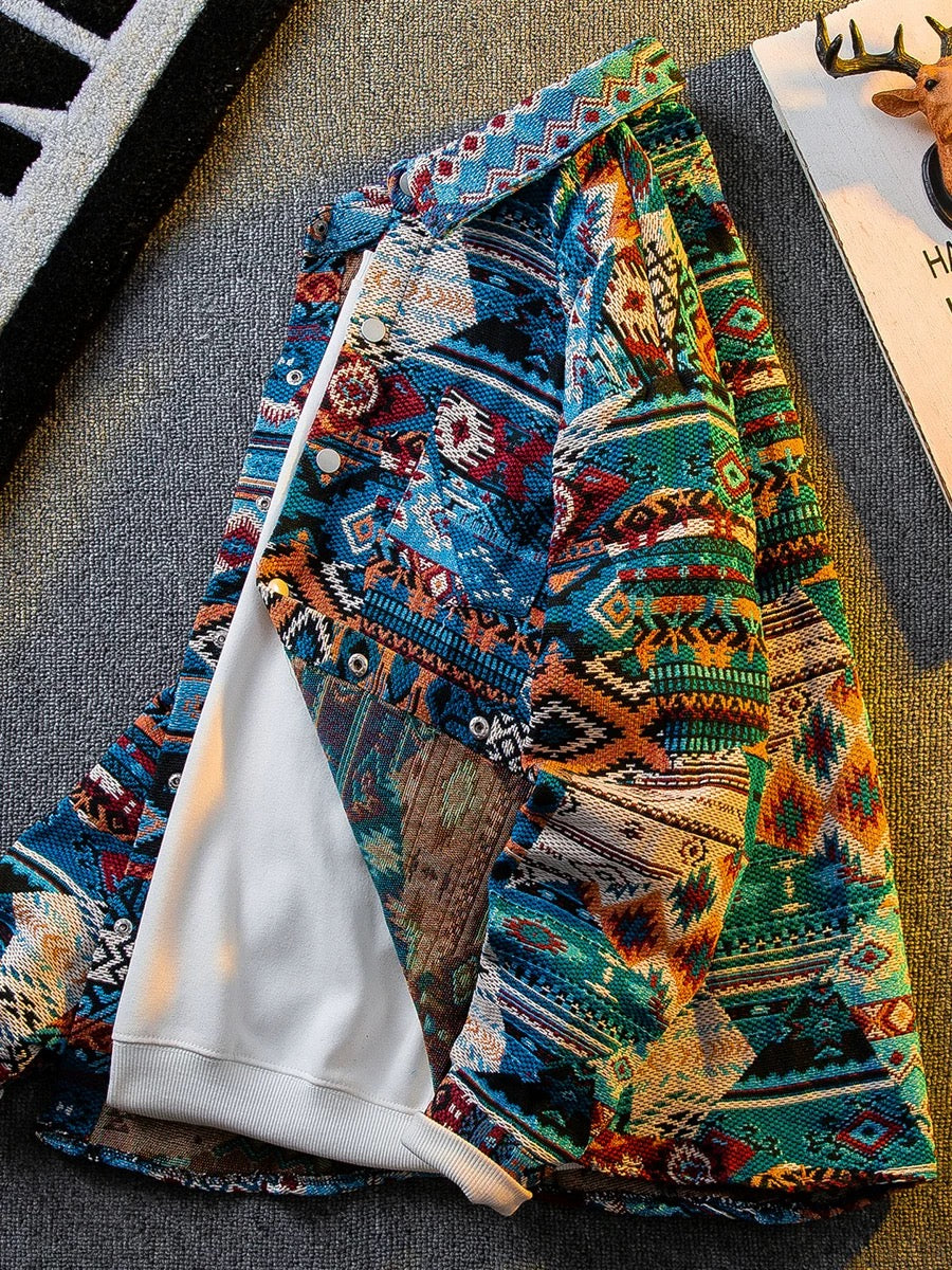 Voyage Jacquard Art Jacket A19