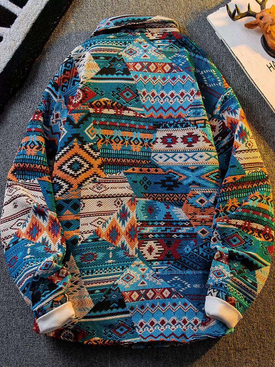Voyage Jacquard Art Jacket A19