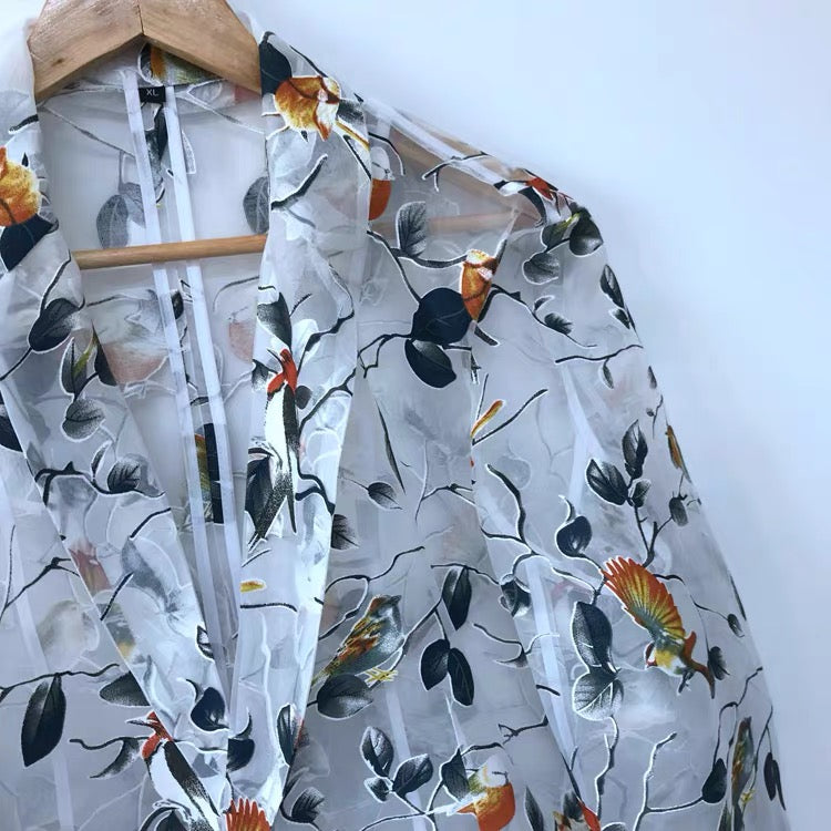 Aviary Sheer Shirt / Blazer