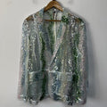 Prism Veil Sequin Blazer