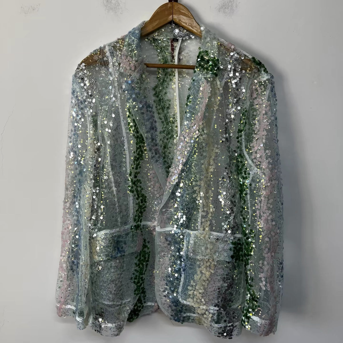 Prism Veil Sequin Blazer