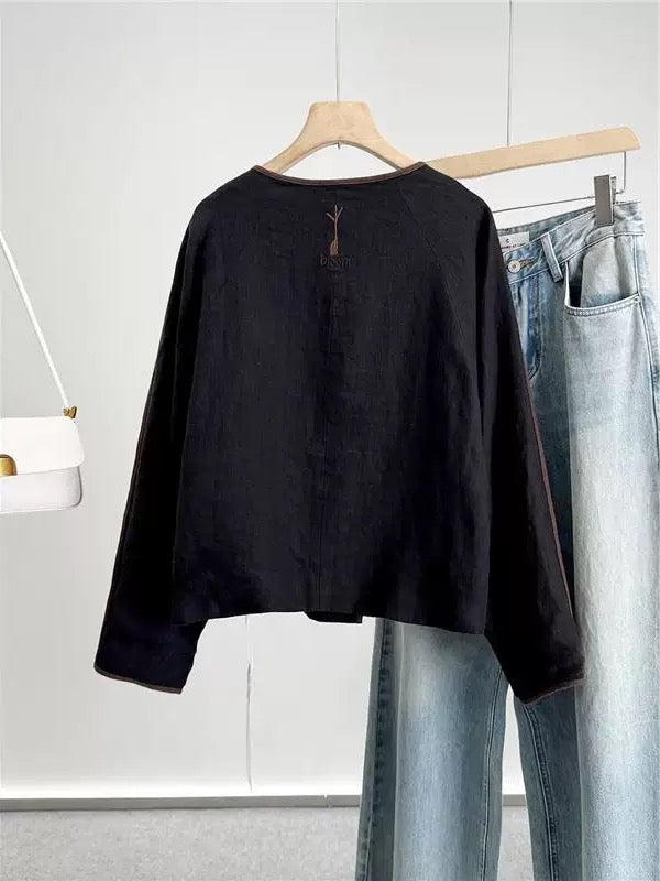 Folk Art Embroidery Shirt