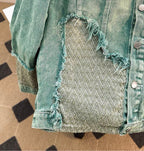 Reworked Patchwork Denim Jacket