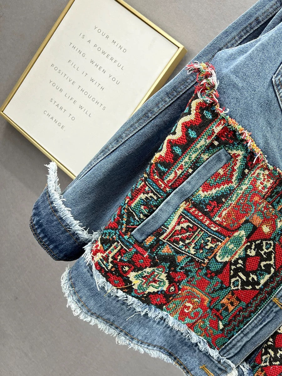 Patchwork Denim Jacket