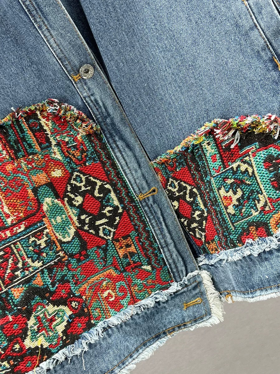 Patchwork Denim Jacket