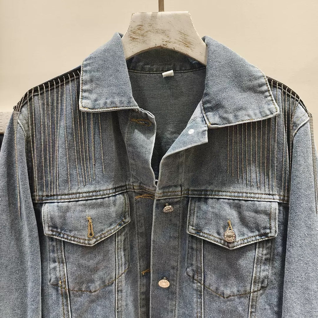 Fringe Embroidered Jacket