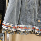 Fringe Embroidered Jacket