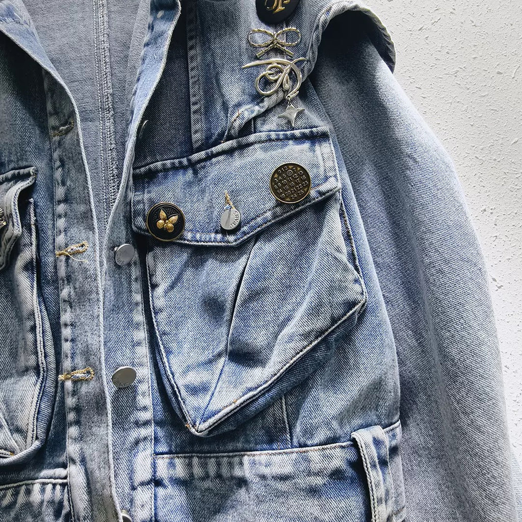 Cropped Denim Jacket