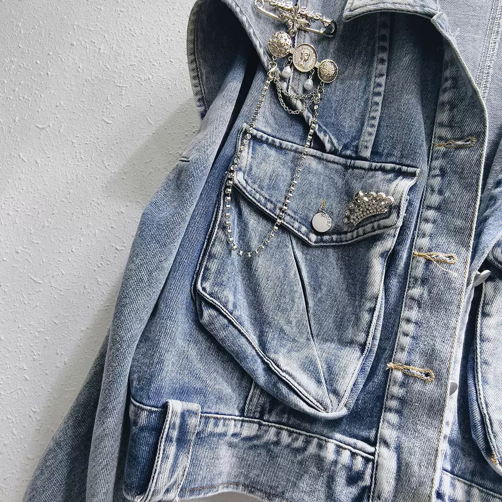 Cropped Denim Jacket